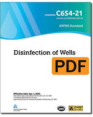 AWWA C654-21 Disinfection of Wells (PDF)