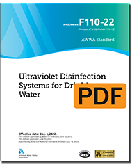 AWWA F110-22 (Print+PDF) Ultraviolet Disinfection Systems for Drinking Water