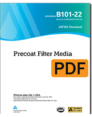 AWWA B101-22 Precoat Filter Media (PDF)