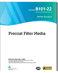 AWWA B101-22 (Print+PDF) Precoat Filter Media