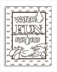 "Water Fun for You" Coloring Book