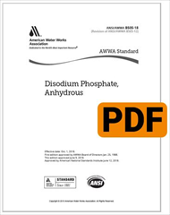 AWWA B505-18 Disodium Phosphate, Anhydrous (PDF)