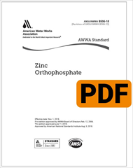 AWWA B506-18 Zinc Orthophosphate (PDF)