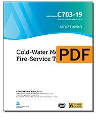 AWWA C703-19 Cold-Water Meters—Fire-Service Type (PDF)