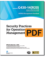 AWWA G430-14(R20) Security Practices for Operation and Management (PDF)
