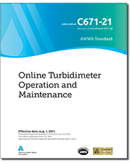 AWWA C671-21 (Print+PDF) Online Turbidimeter Operation and Maintenance